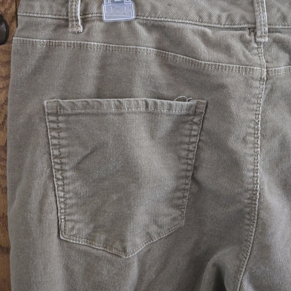 Coldwater Creek Women's 14 Tan Pinwale Corduroy Straight Leg Pants - Picture 6 of 16